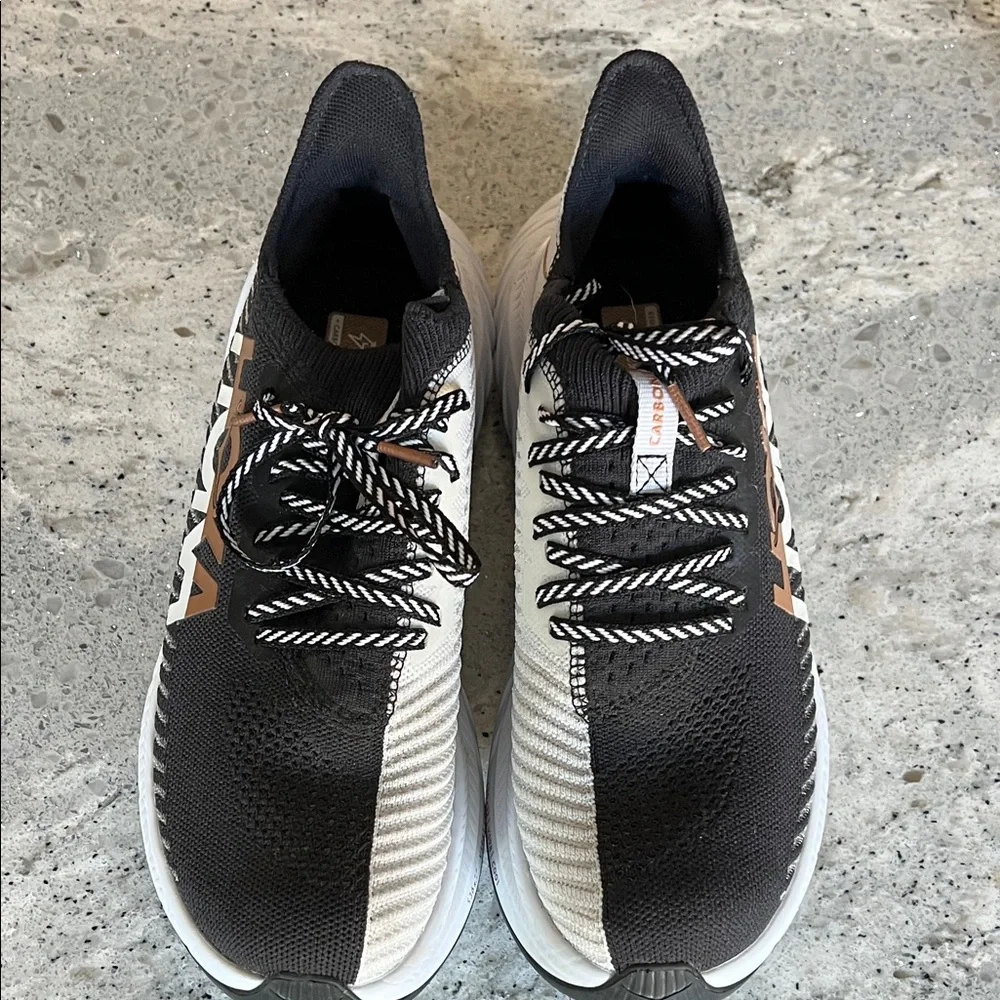 HOKA Hoka One One Running Carbon Black Athletic Shoes Size 8 - Picture 3 of 10